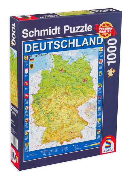 Puzzle Schmidt din 1000 de piese - Map of Germany