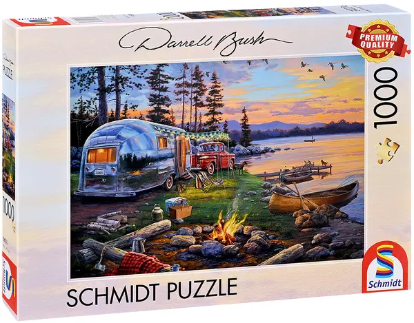 Puzzle Schmidt din 1000 de piese - Paradisul focului de tabără