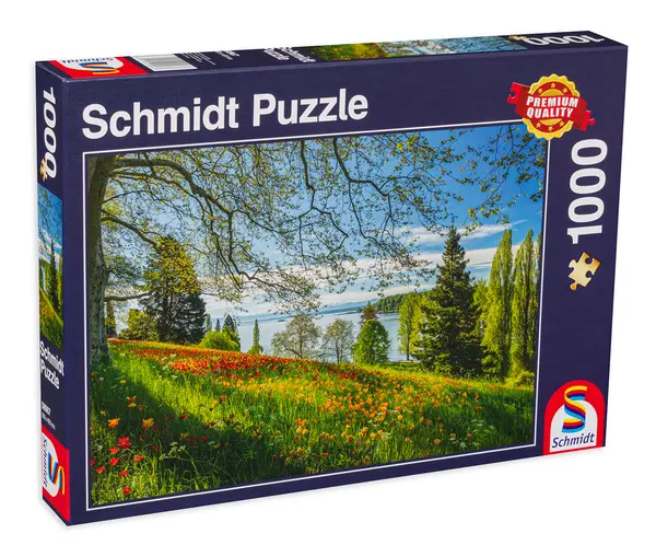 Puzzle Schmidt din 1000 de piese - Tulips Field, Mainau Island