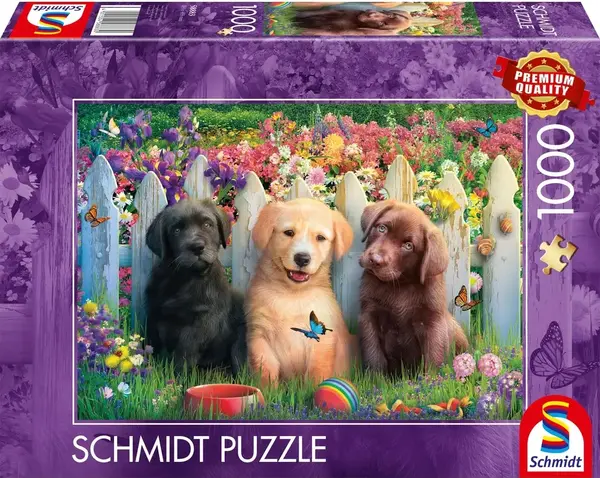 Puzzle Schmidt din 1000 piese - Căței drăguți