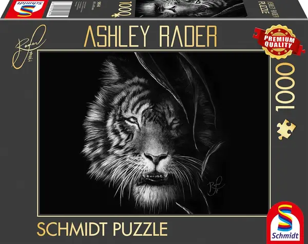 Puzzle Schmidt din 1000 piese - Tigrul: personificarea libertății