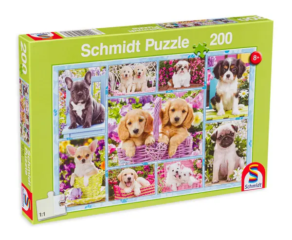 Puzzle Schmidt din 200 de piese - Puppies
