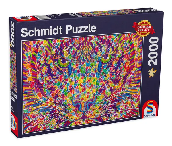 Puzzle Schmidt din 2000 de piese - Tigru - sălbatic prin natură