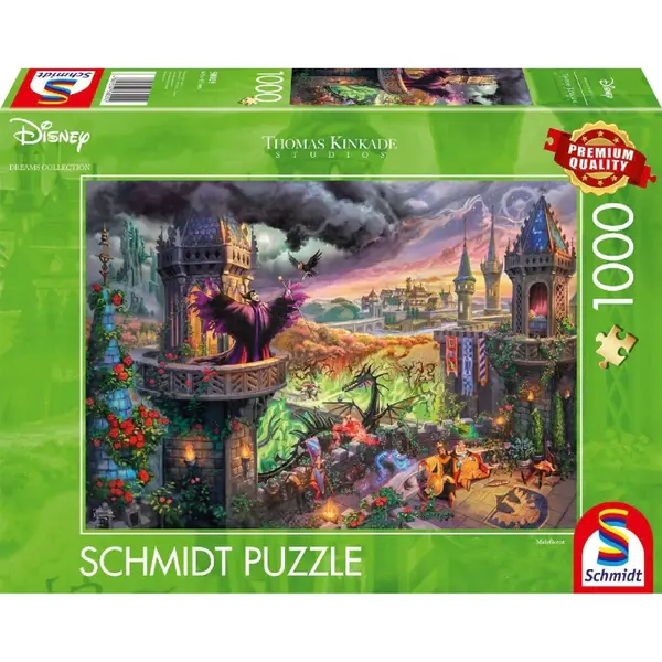 Puzzle Schmidt Thomas Kinkade - Disney - Maleficent, 1000 piese
