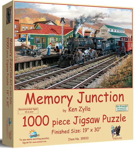 Puzzle SunsOut din 1000 de piese - Vechea gară
