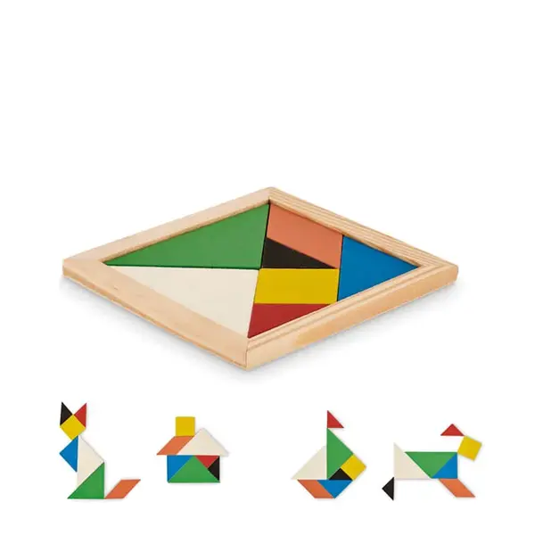 Puzzle Tangram in lemn Puzzle Tangram in lemn