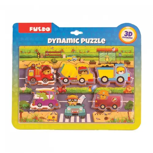 Puzzle trafic, 17 piese