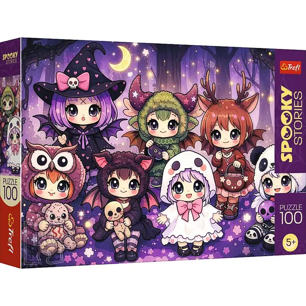 PUZZLE TREFL 100 POVESTI INFRICOSATOARE ECHIPA VRAJITOAREA PADURII