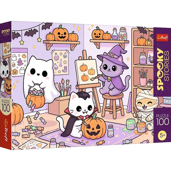 PUZZLE TREFL 100 POVESTI INFRICOSATOARE MICUL ATELIER DE MAGIE