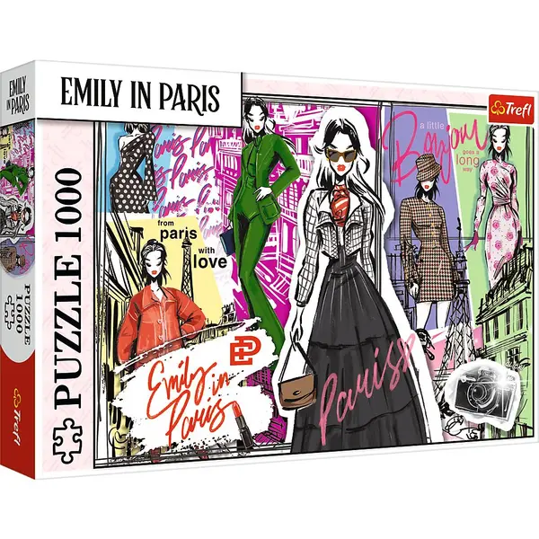 PUZZLE TREFL 1000 EMILY LA PARIS INSPIRATIE IN MODA