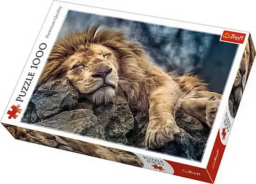 Puzzle Trefl 1000 piese, Leu Dormind