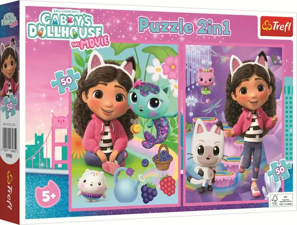Puzzle Trefl 2 în 1 - Gabi și prietenii