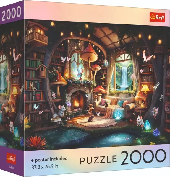 PUZZLE TREFL 2000 COLECTIA SUA CASUTA DIN BASM CU POSTER INCLUS