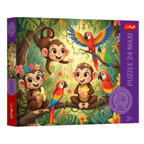 PUZZLE TREFL 24 MAXI MAIMUTE SI PRIETENI