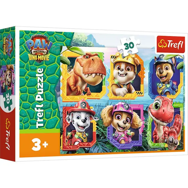PUZZLE TREFL 30 PATRULA CATELUSILOR INSULA DINOZAURILOR