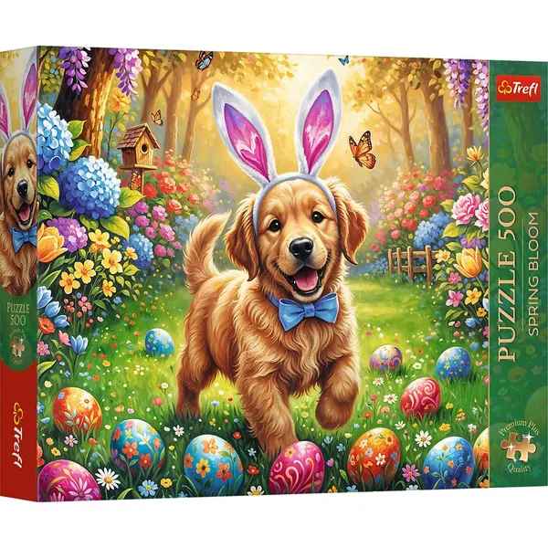 PUZZLE TREFL 500 PREMIUM PLUS SPRING BLOOM CAINE DE PASTE