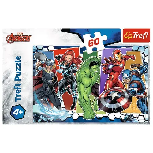 Puzzle Trefl - Avengers, Invincibilii, 60 piese