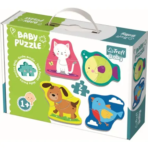 Puzzle Trefl Baby - Animale, 4x2 piese
