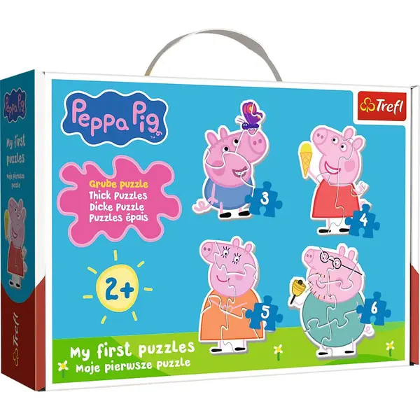 PUZZLE TREFL BABY CLASIC PEPPA PIG PURCELUSUL CLASIC PRINTRE PRIETENI
