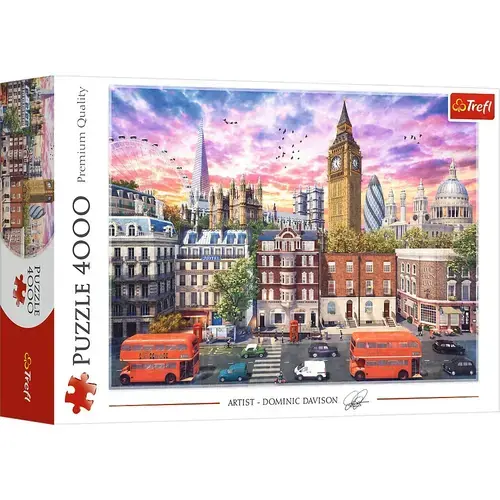 Puzzle Trefl Calatorie In Londra, 4000 piese