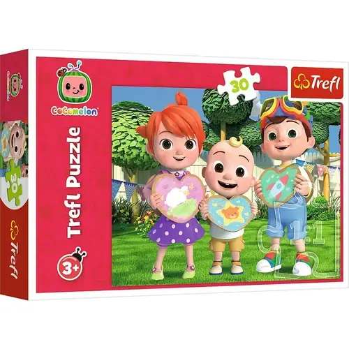 Puzzle Trefl Cocomelon, Sa ne jucam impreuna, 30 piese