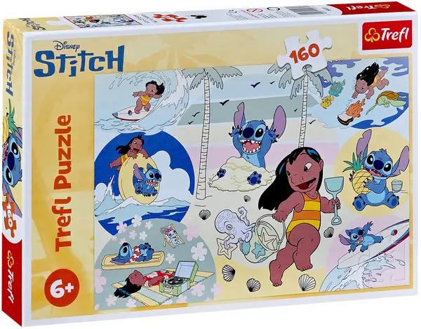 Puzzle Trefl cu 160 de piese - Regulile lui Stitch