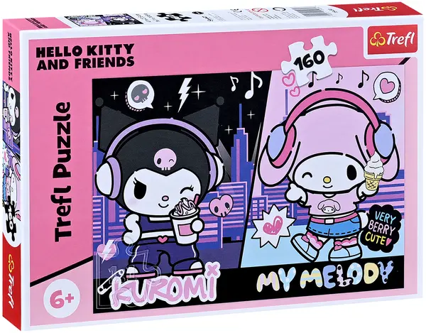 Puzzle Trefl de 160 de piese - Regulile lui Kuromi