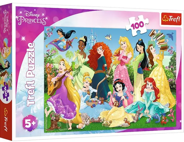 Puzzle Trefl din 100 de piese - Disney Princess