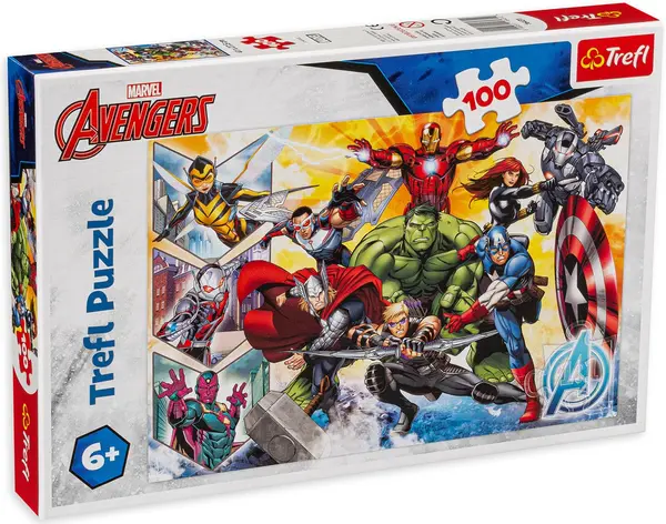 Puzzle Trefl din 100 de piese - Răzbunătorii