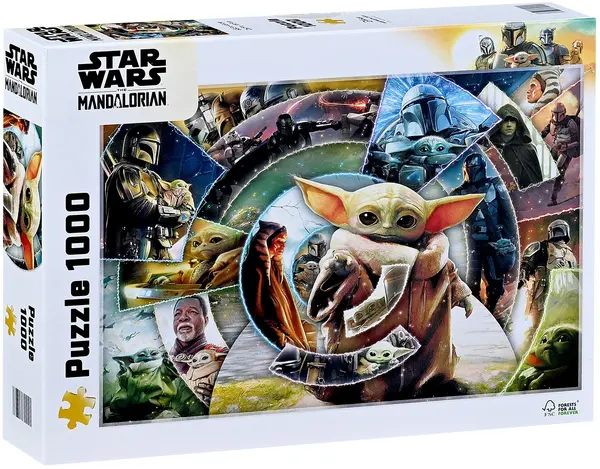 Puzzle Trefl din 1000 de piese - Mandalorianul