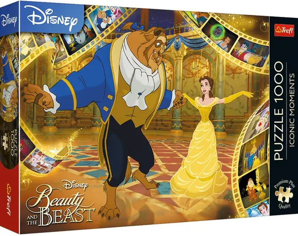 Puzzle Trefl din 1000 piese - Frumoasa și bestia