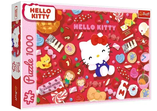 Puzzle Trefl din 1000 piese - Hello Kitty