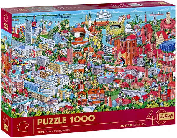 Puzzle Trefl din 1000 piese - Trioraș