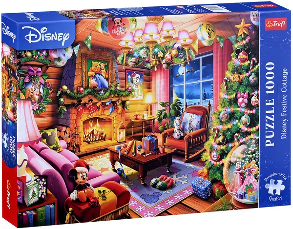 Puzzle Trefl din 1000 piese - Vila de vacanță Disney