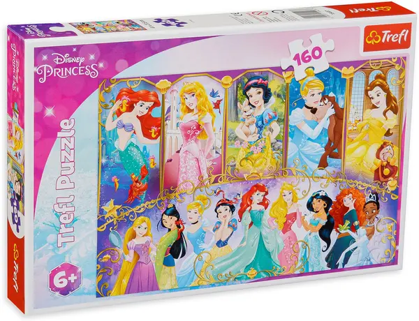 Puzzle Trefl din 160 de piese - Disney Princess