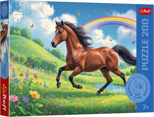 Puzzle Trefl din 200 piese - Cal maiestuos