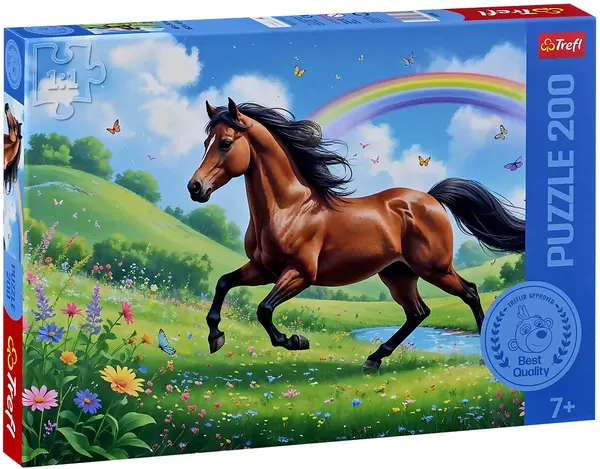 Puzzle Trefl din 200 piese - Cal maiestuos