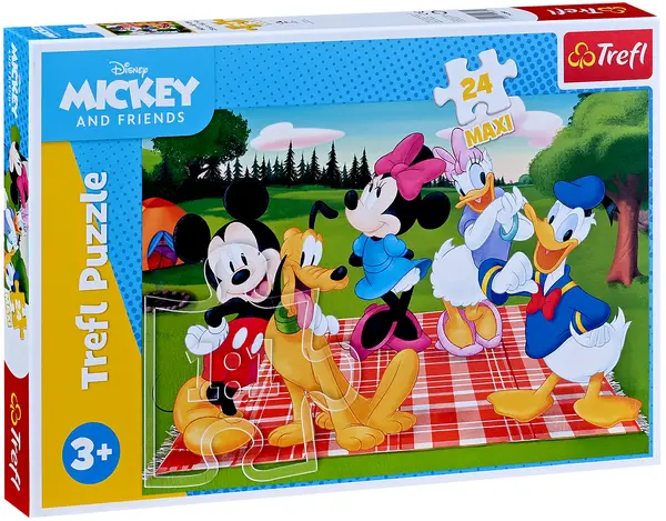 Puzzle Trefl din 24 maxi piese - Iubitul Mickey Mouse