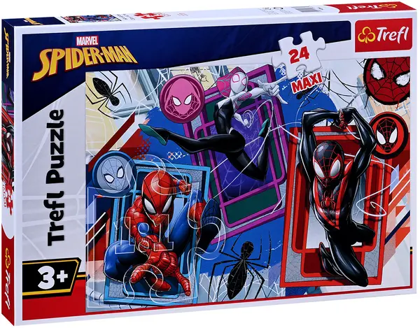 Puzzle Trefl din 24 maxi piese - Simțurile lui Spiderman