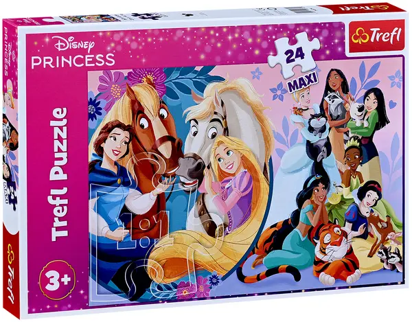 Puzzle Trefl din 24 maxi piese - Zâmbetul prieteniei