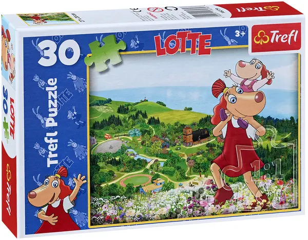 Puzzle Trefl din 30 piese - Lotte la plimbare