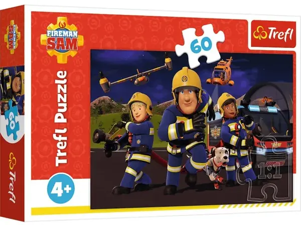 Puzzle Trefl din 60 de piese - Eroi în uniformă