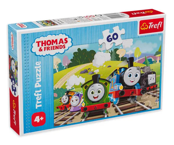 Puzzle Trefl din 60 de piese - Thomas călătorind