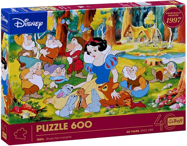 Puzzle Trefl din 600 piese - Albă ca Zăpada