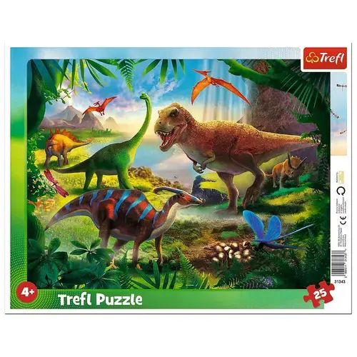 Puzzle Trefl Dinozauri, 25 piese