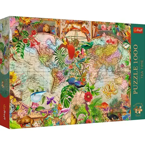 Puzzle Trefl - Harta antica a lumii, 1000 piese