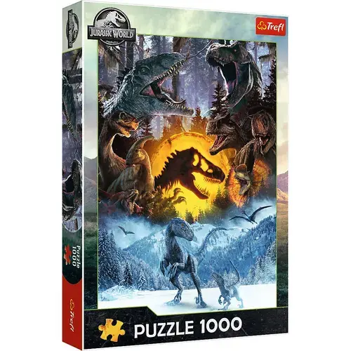Puzzle Trefl - In lumea Jurassic Park, 1000 piese