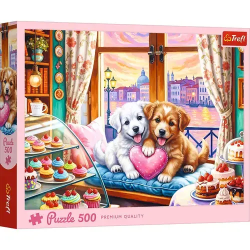 Puzzle Trefl Iubire de Catelus, 500 de piese