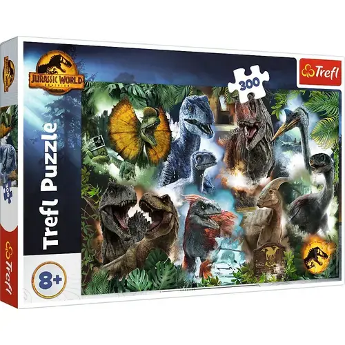 Puzzle Trefl - Jurrasic World: Dinozauri favoriti, 300 piese