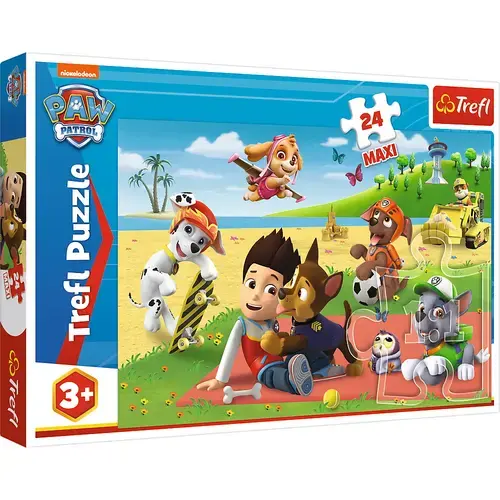 Puzzle Trefl- Patrula Catelusilor, Distractia la plaja